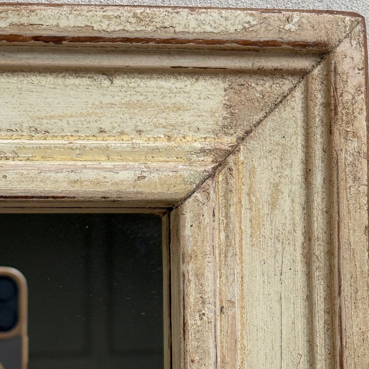 Vintage Reclaimed Architectural Teak Wall Mirror | Belle