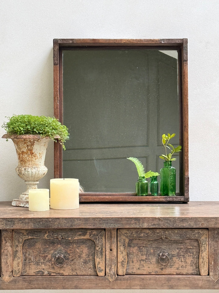 Vintage Printers Tray Mirror | Fran