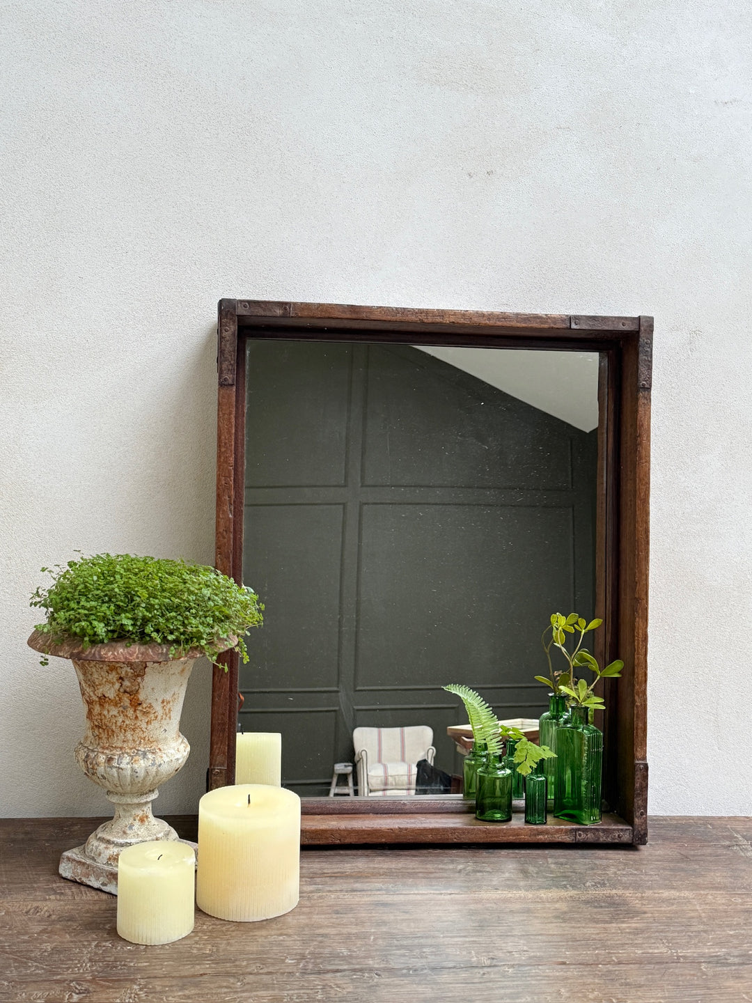 Vintage Printers Tray Mirror | Fran
