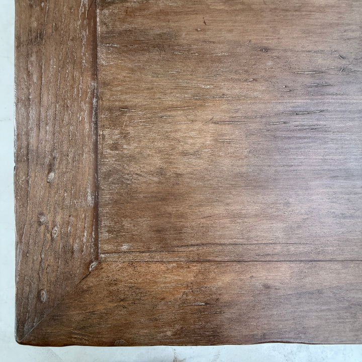 Extra Large salvaged dark wood coffee table | Stow