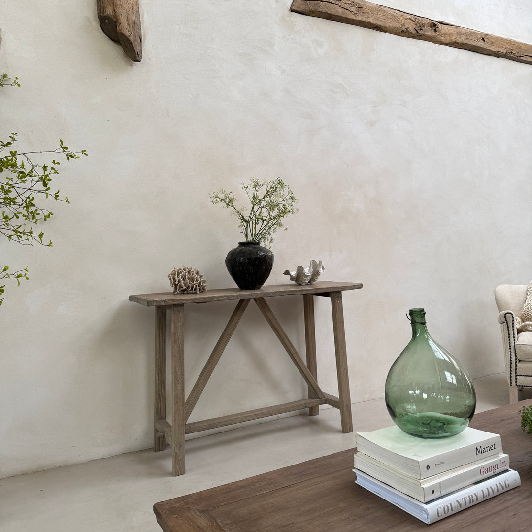 Reclaimed Rustic Elm Console Table | Cambridge