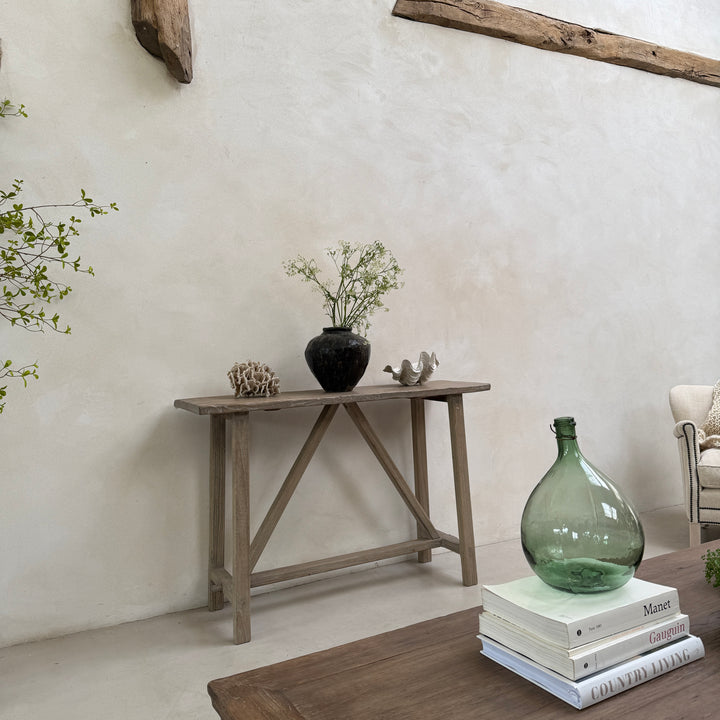 Reclaimed Rustic Elm Console Table | Cambridge