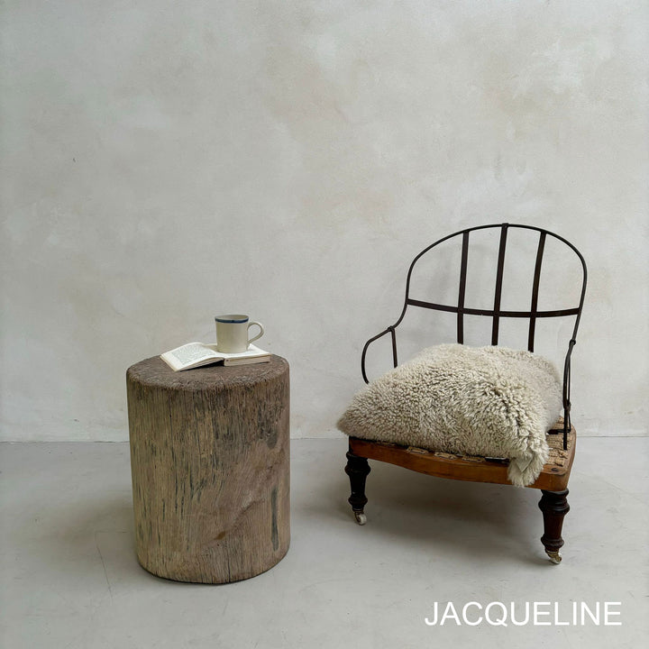 Salvaged Wood Tree Stump Side Tables