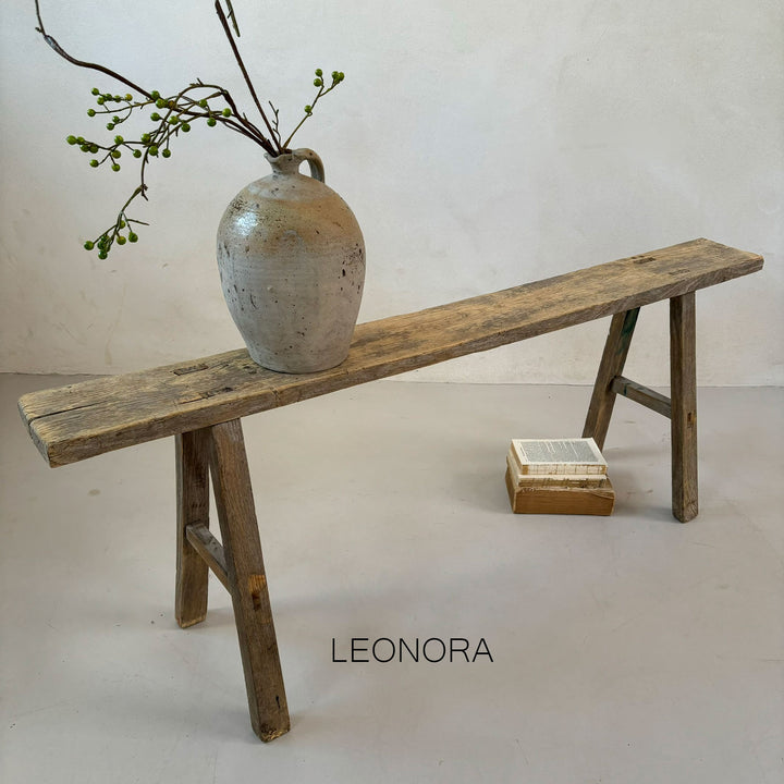 Extra Long Rustic Antique Bench | 122 to 150cm long