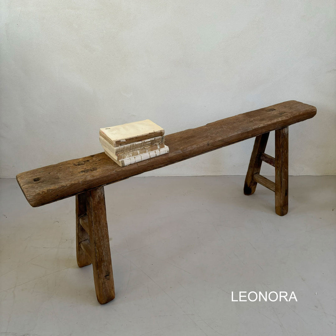 Extra Long Rustic Antique Bench | 122 to 150cm long