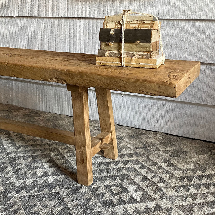 Handcrafted salvaged dining Bench | 185cm