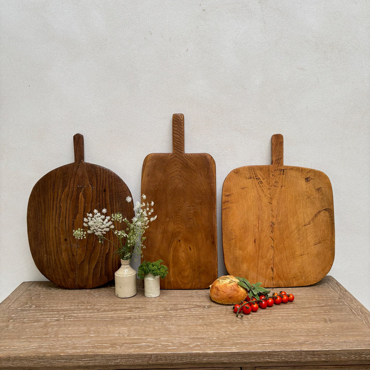 Large Antique Rustic Breadboard (Select from photo)