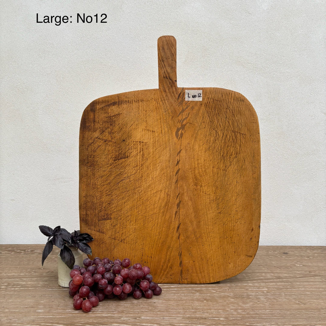 Large Antique Rustic Breadboard (Select from photo)
