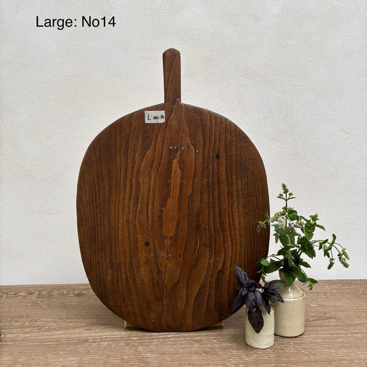 Large Antique Rustic Breadboard (Select from photo)