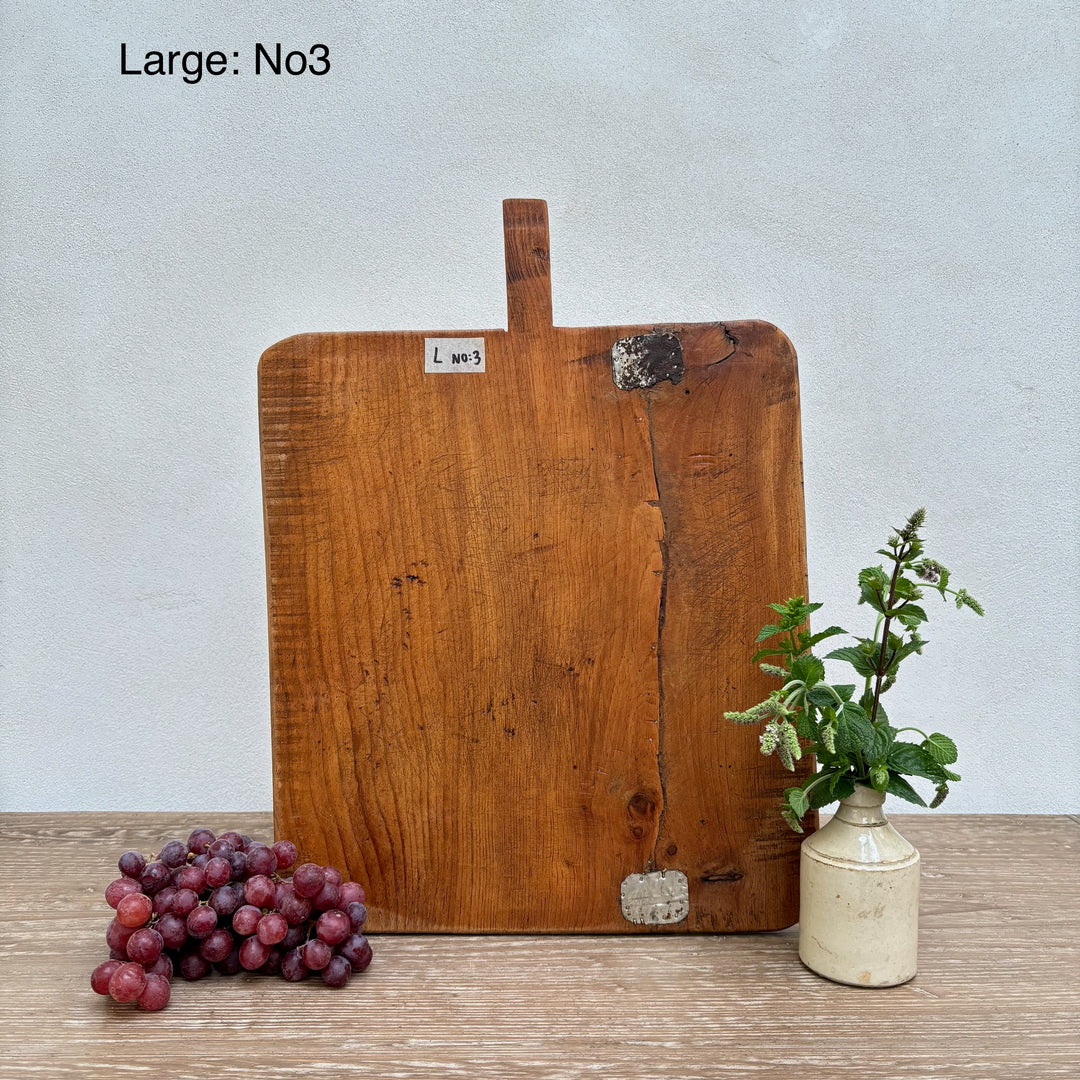 Large Antique Rustic Breadboard (Select from photo)