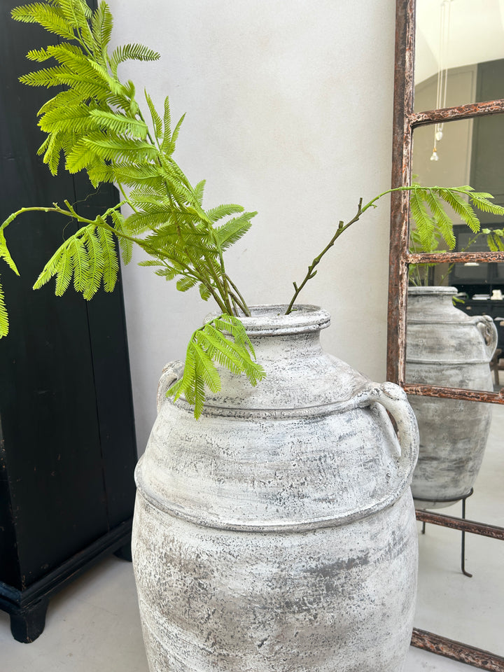 Large Antique Rustic Clay Urn | Fez