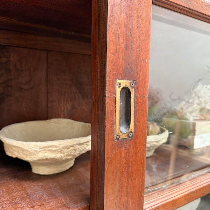 Large Antique School Library Bookcase 