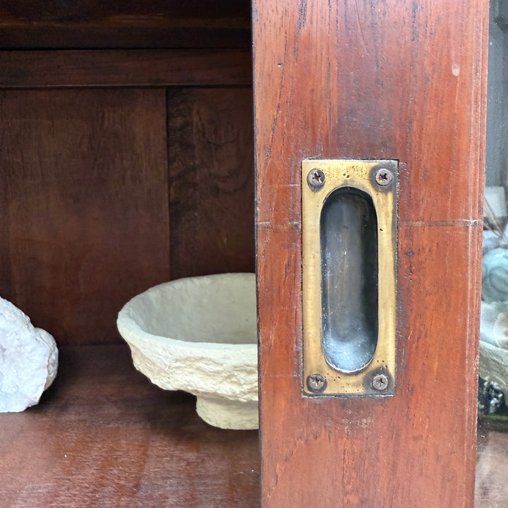 Large Antique School Library Bookcase