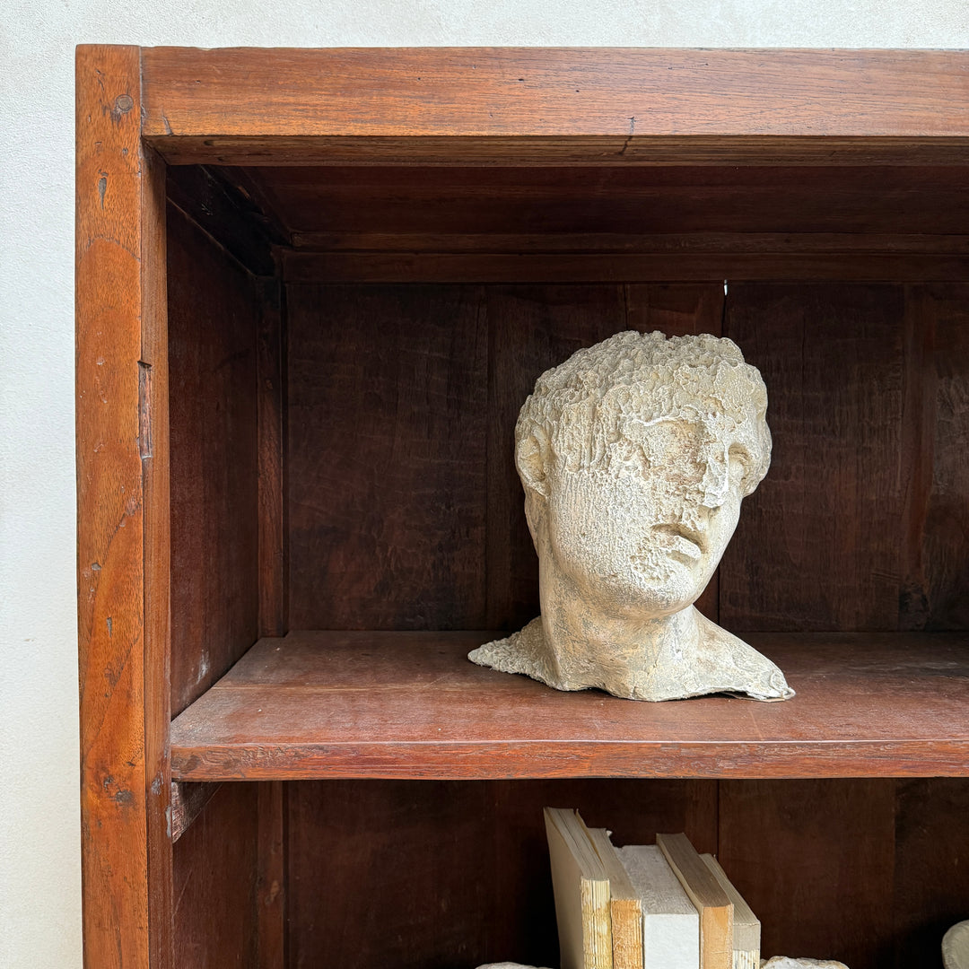 Large Antique School Library Bookcase 