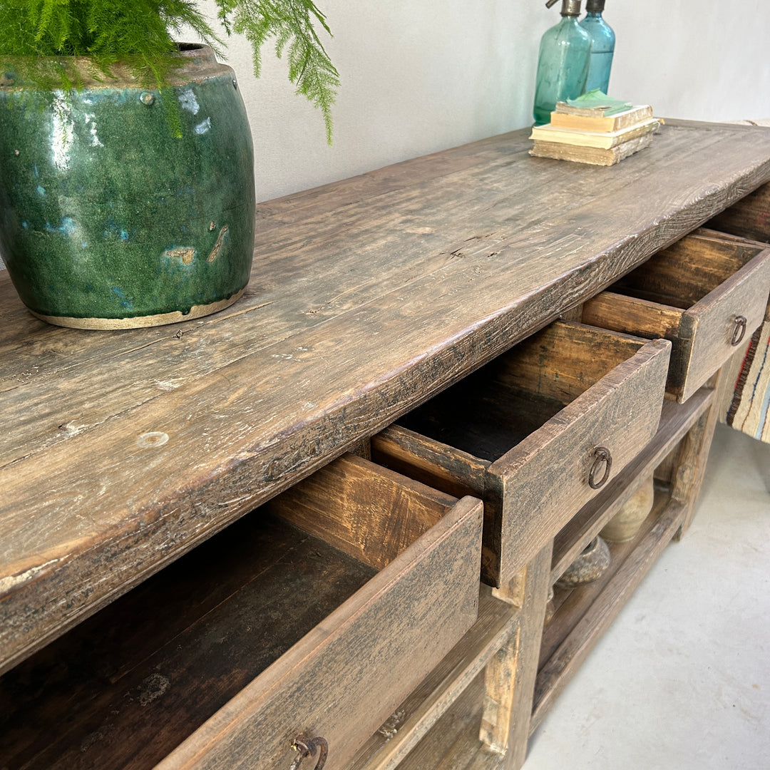 Large Antique Shop Counter | Salcombe