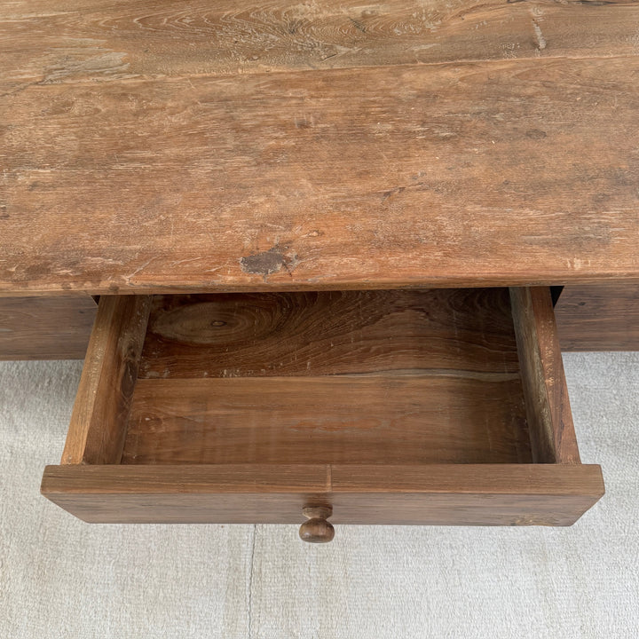 Large Reclaimed Dark Wood Coffee table | Allegra