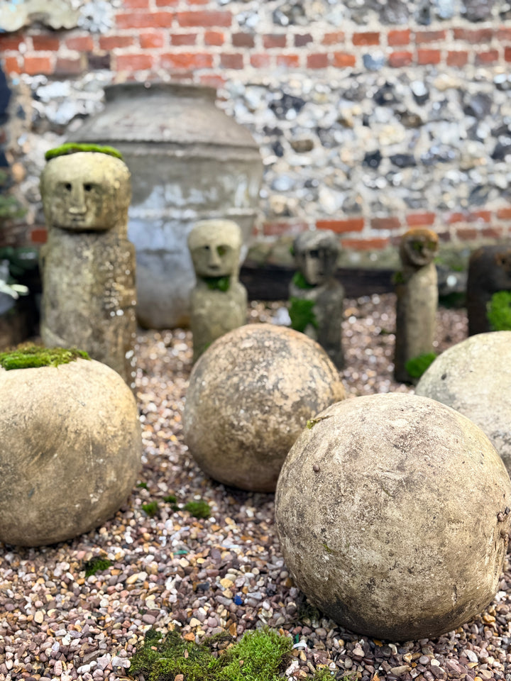 Large Solid Sandstone Decorative garden spheres