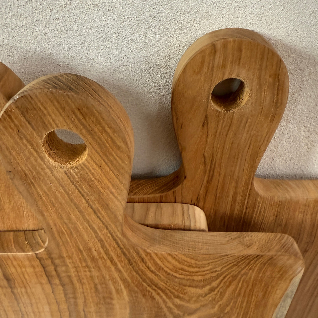 Large Teak Rectangular Breadboard 