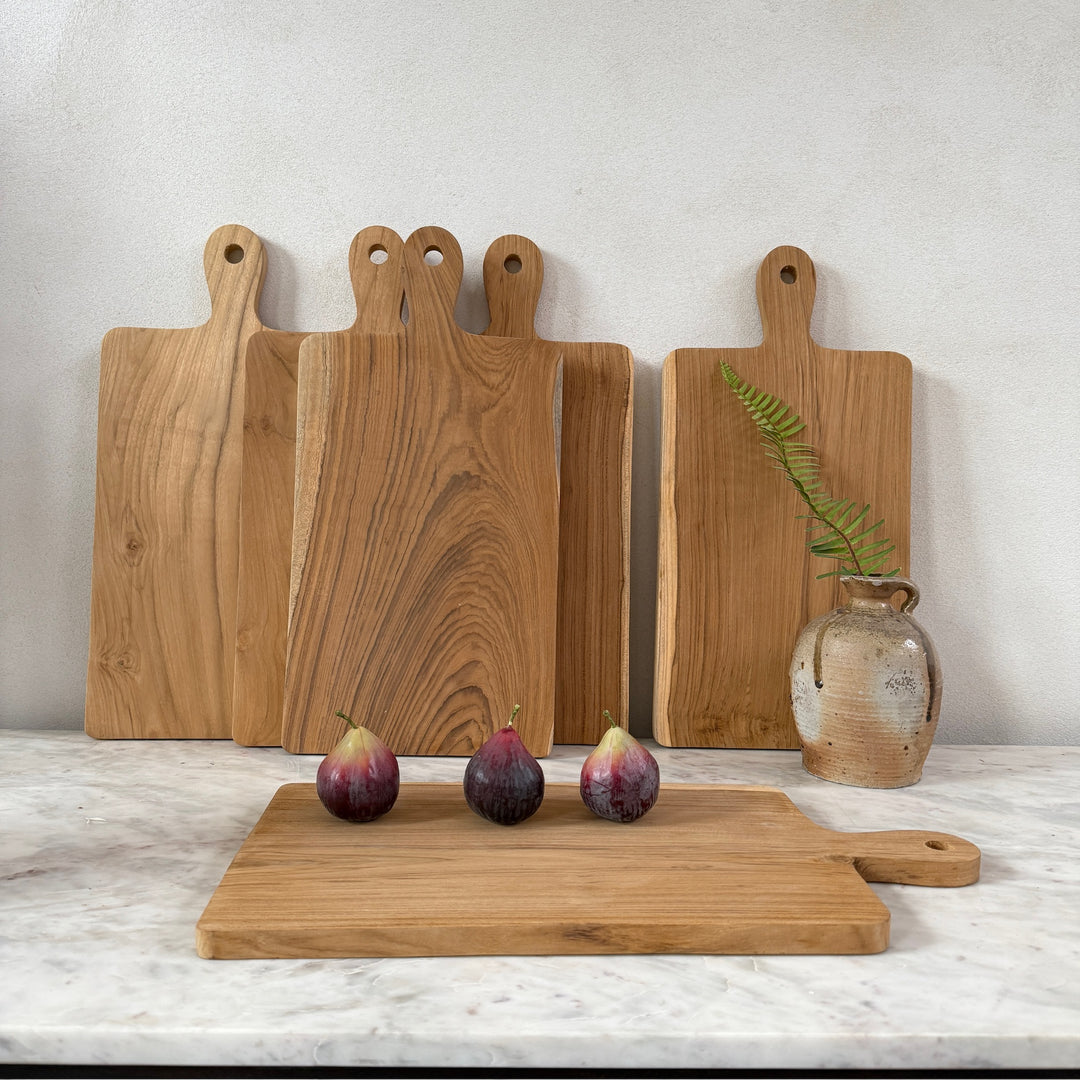 Large Teak Rectangular Breadboard