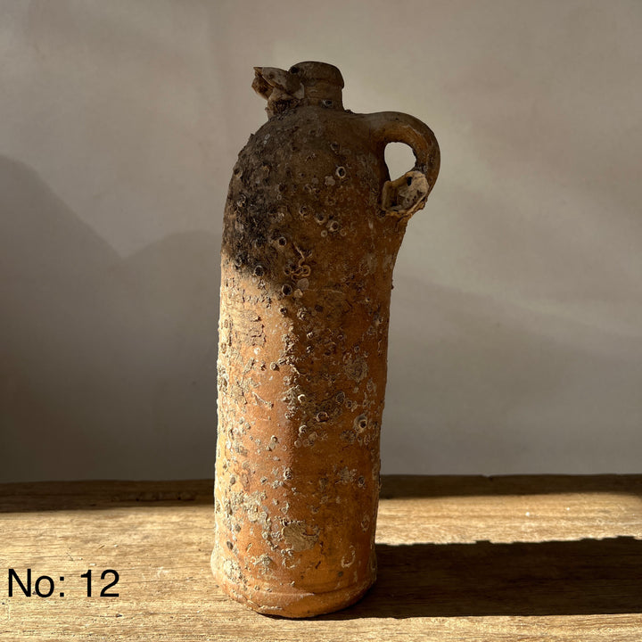 Large Vintage Shipwreck stoneware bottle 12