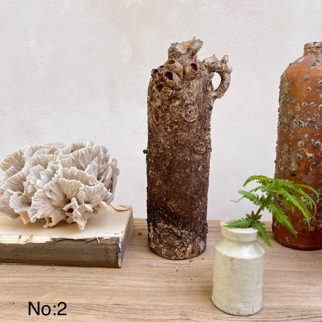 Large Vintage Shipwreck stoneware bottle