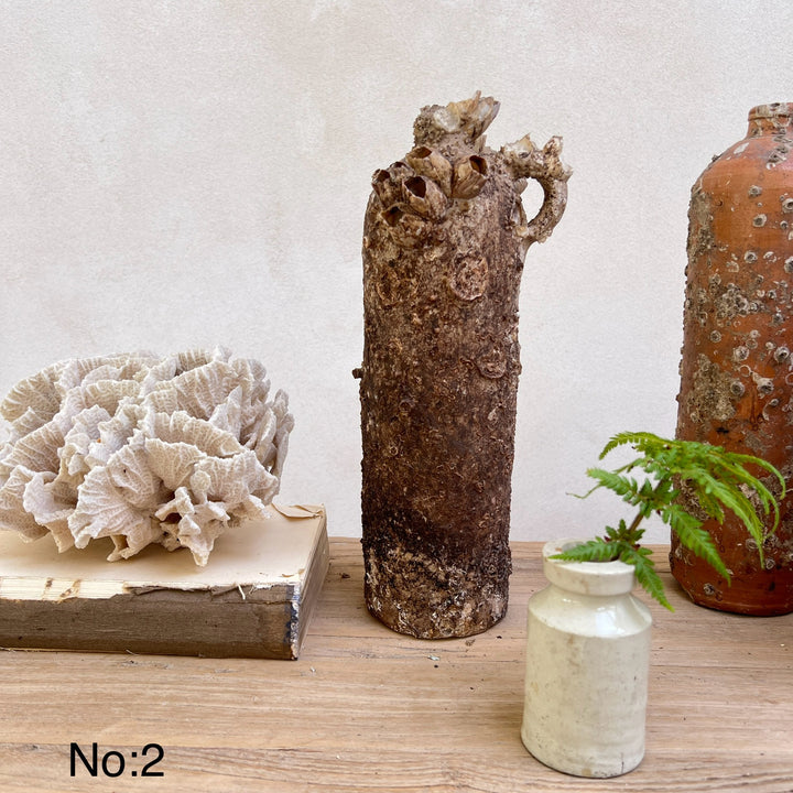 Large Vintage Shipwreck stoneware bottle