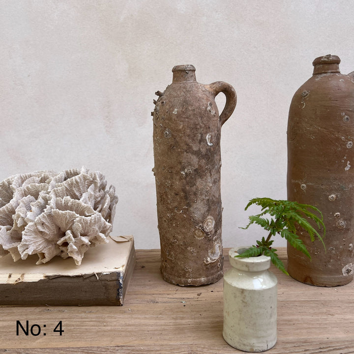 Large Vintage Shipwreck stoneware bottle