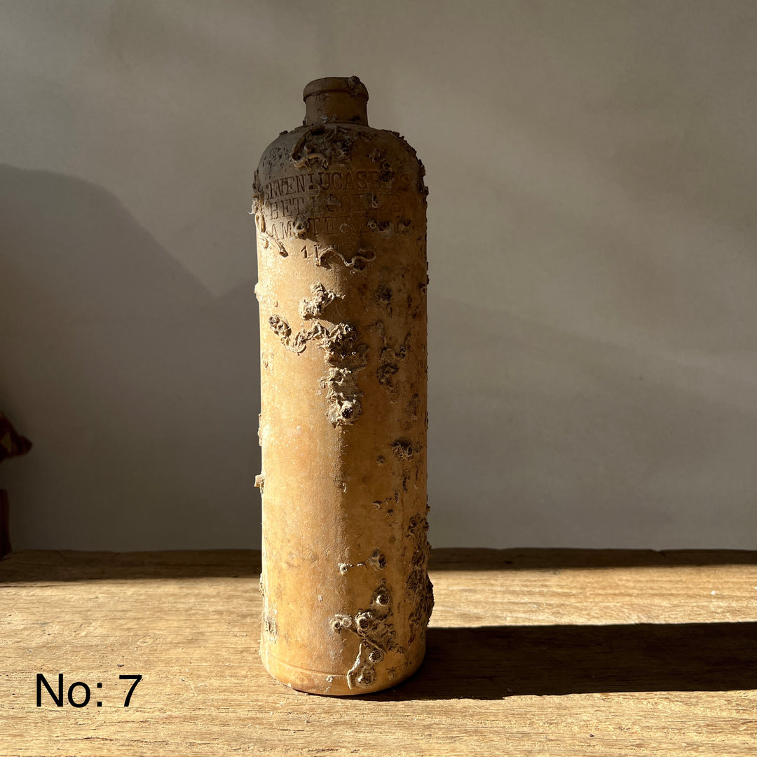 Large Vintage Shipwreck stoneware bottle 7 