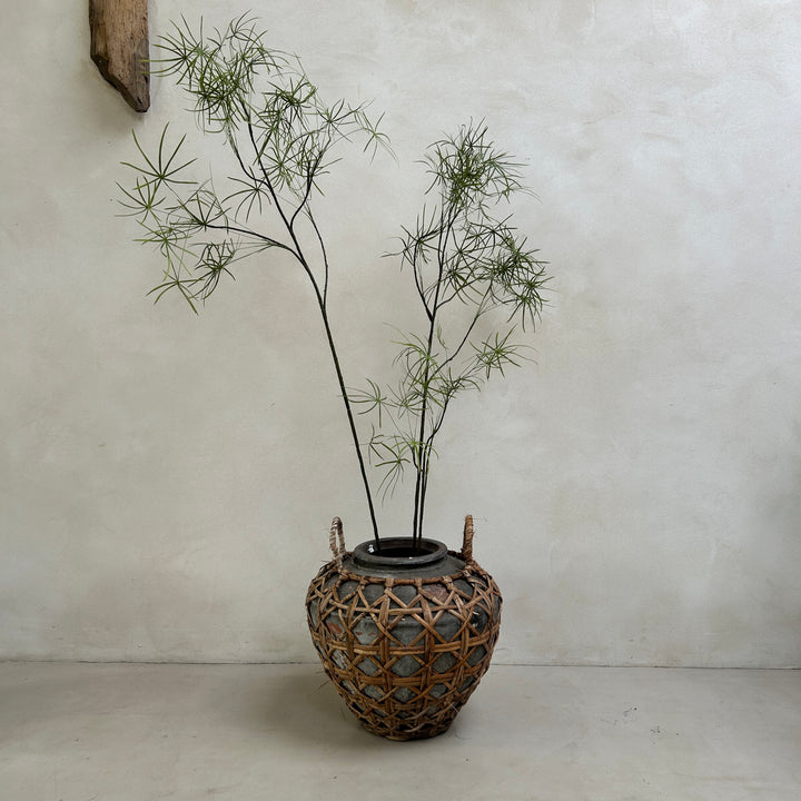 Large clay rafia antique Sabu Sumba water pots