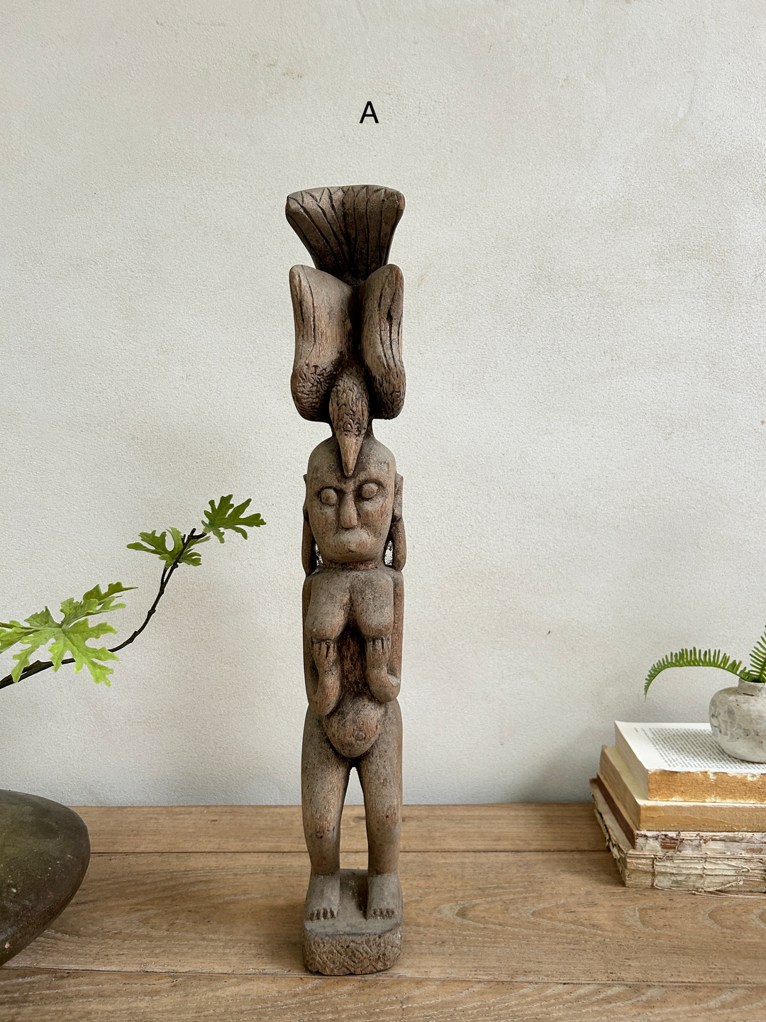 Large wooden antique sumba statues | Wayan