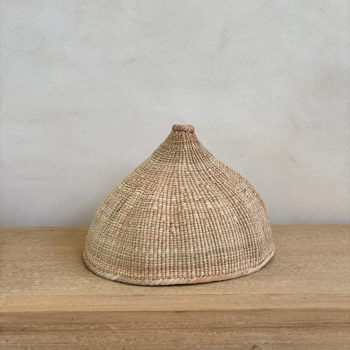 Large hand woven African lampshade