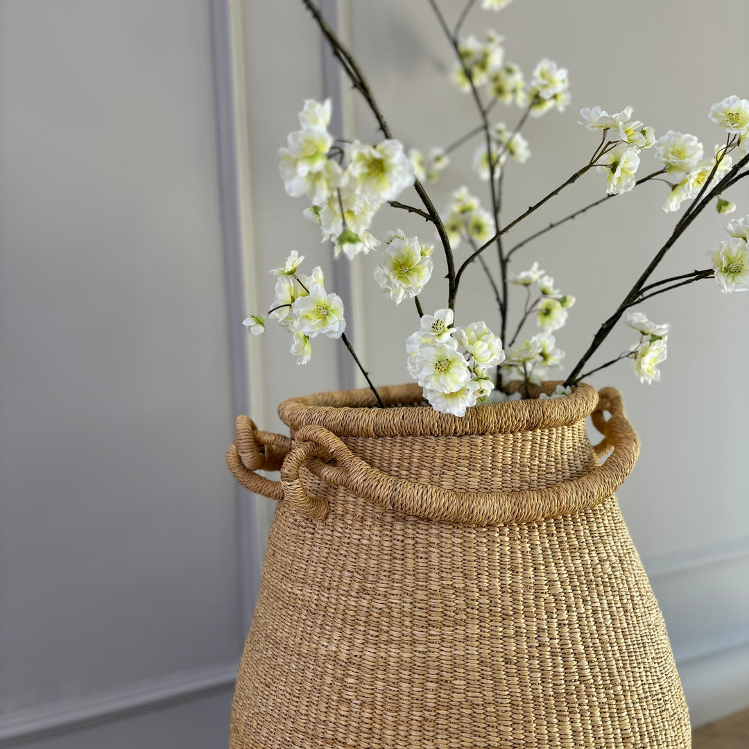 LARGE SCULPTURAL FLOOR BASKET | YOORE