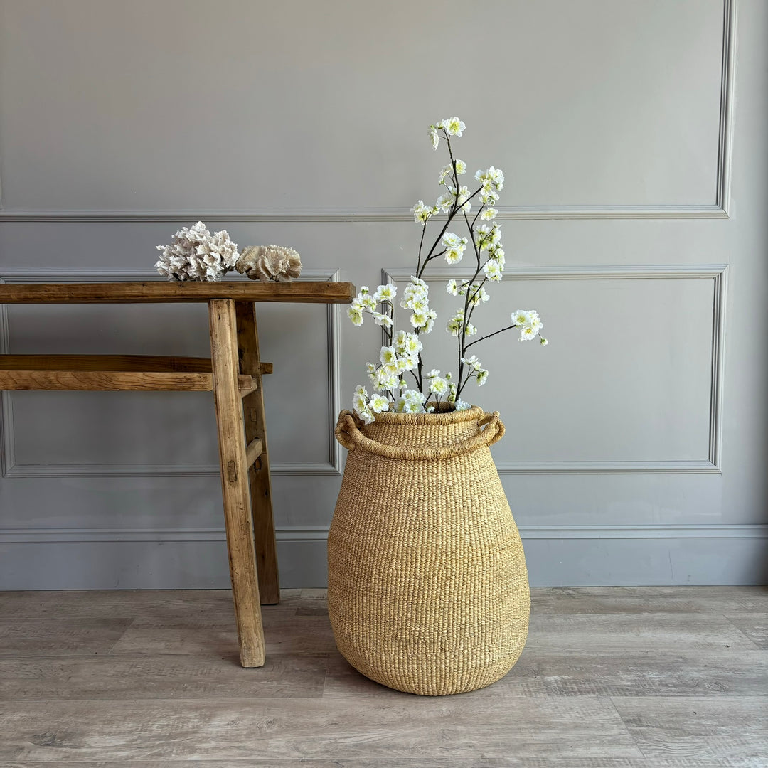 LARGE SCULPTURAL FLOOR BASKET | YOORE