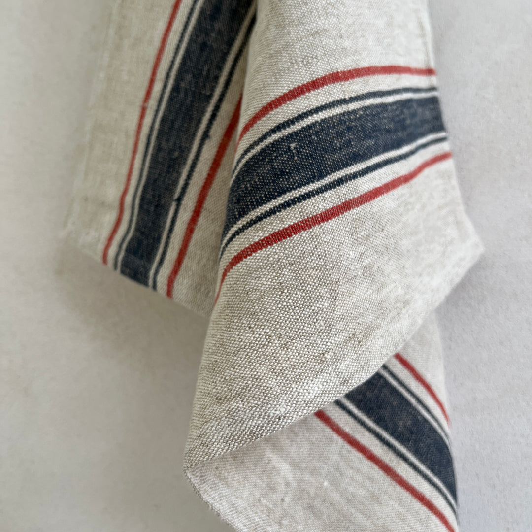 Linen Grain Sack Square Hand Towel