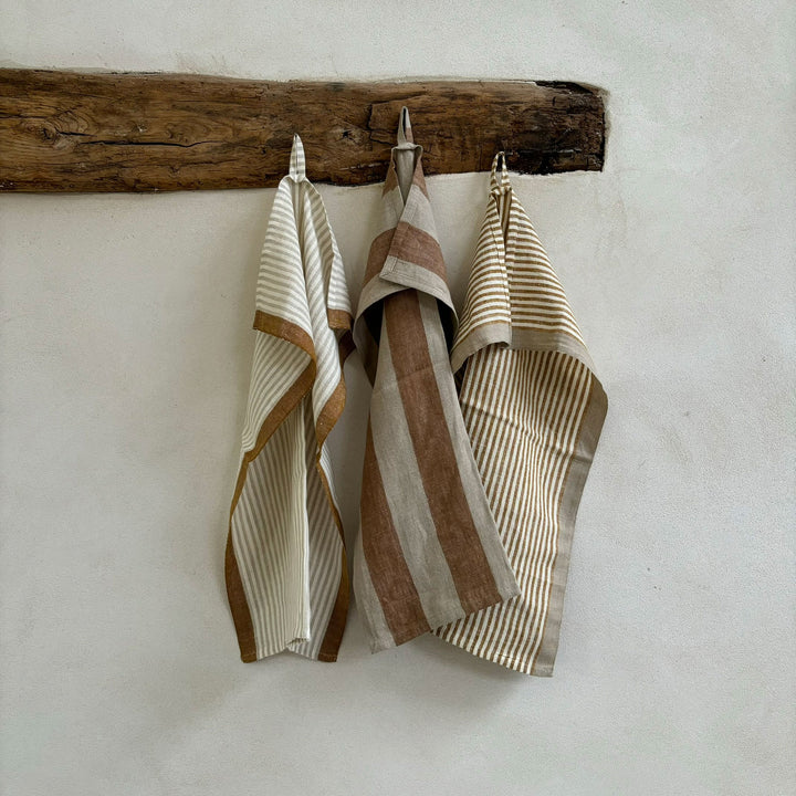 Linen Tea Towel stripe collection