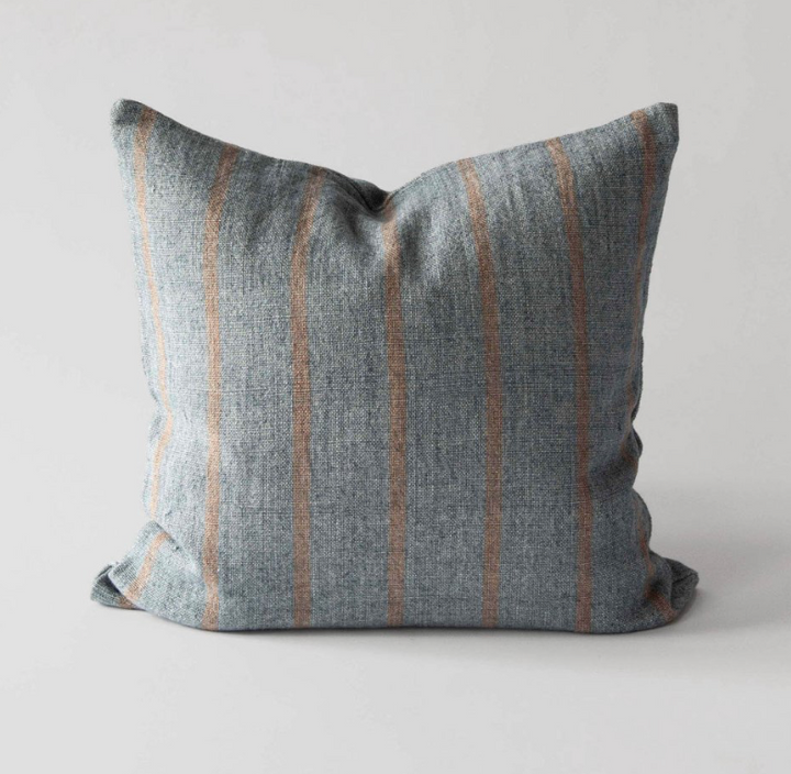 Linen cushion wide stripe | 50x50 Melvin