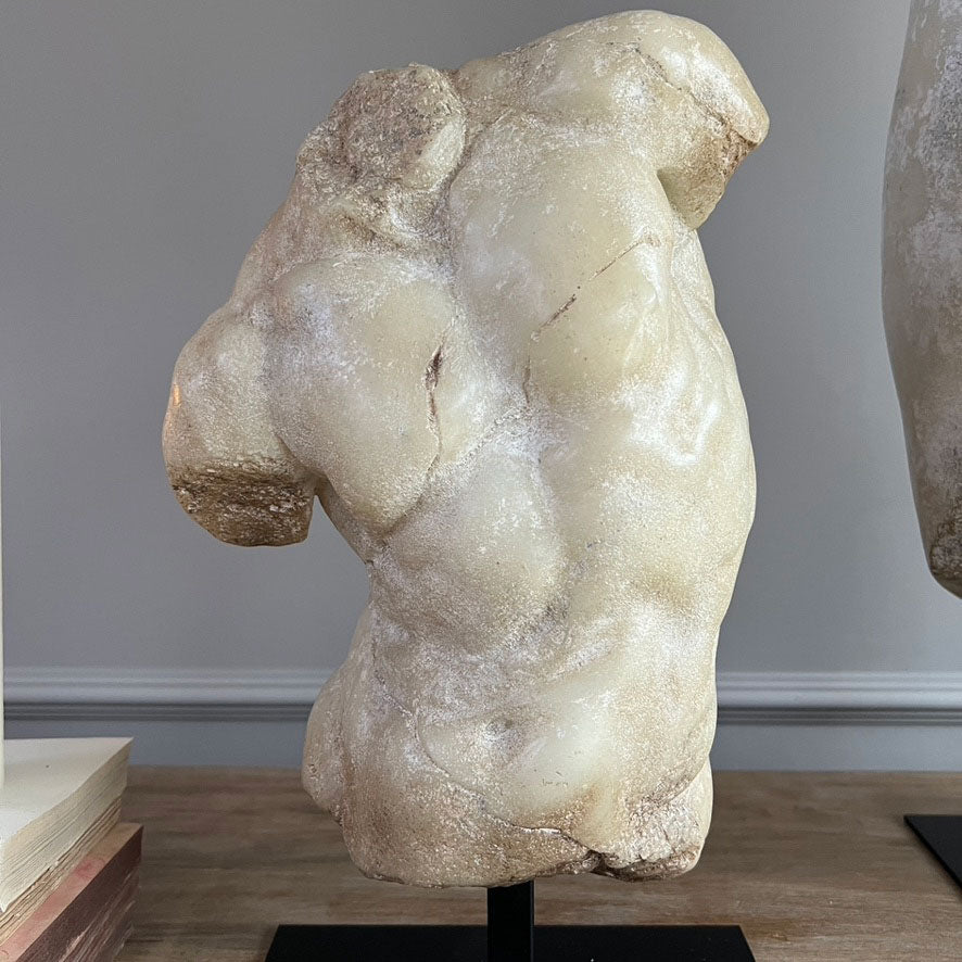 Apollo Decorative Torso Sculpture