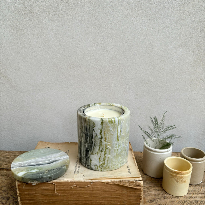 Marble Scented Candle - Blood Orange & Grapefruit