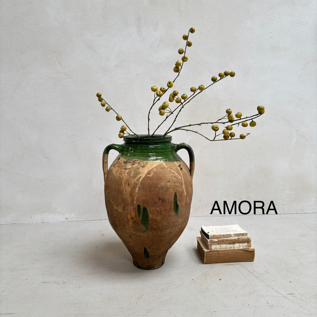 Medium Antique Urns | Olive