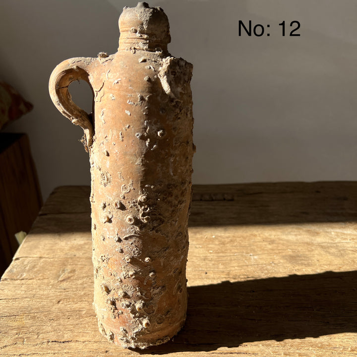 Medium Vintage Shipwreck stoneware bottle c 