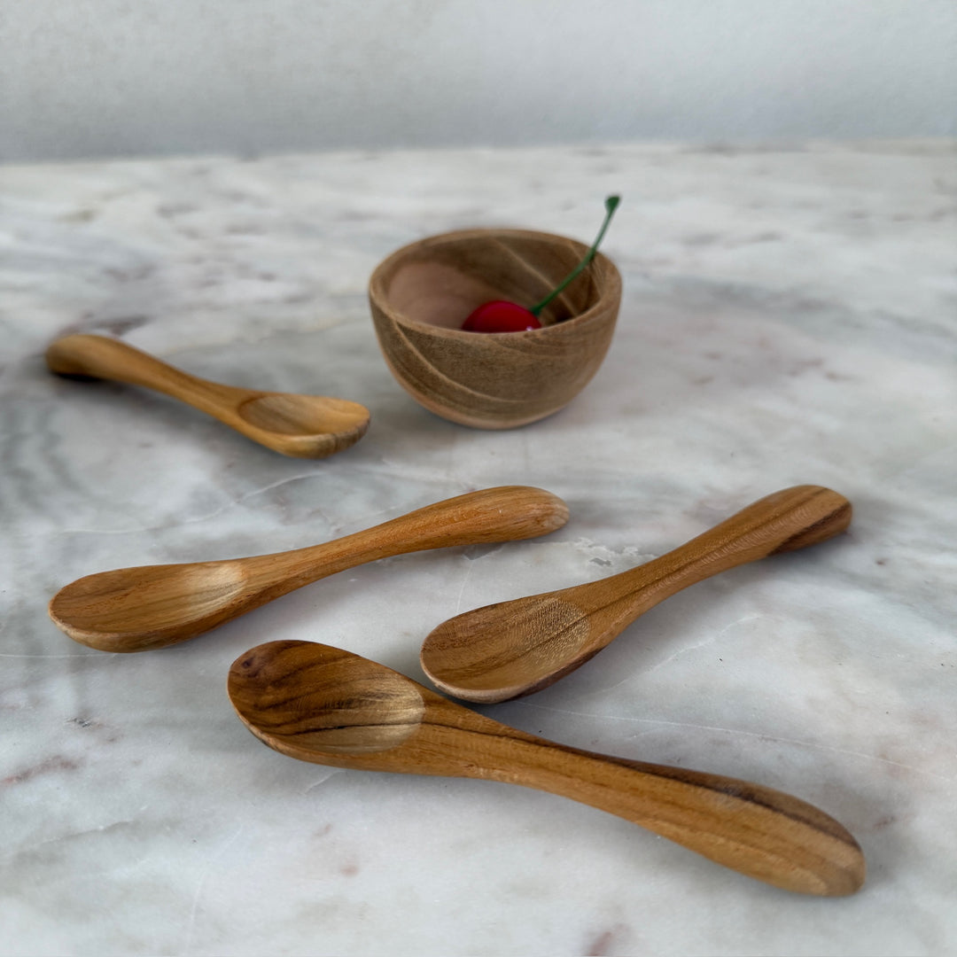 Mini Teak Wooden Spoon 