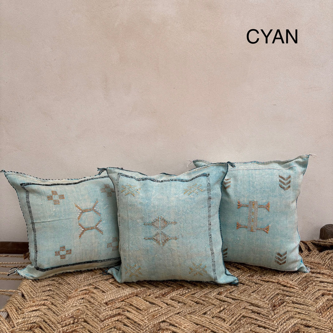 Moroccan Cactus Silk Cushion
