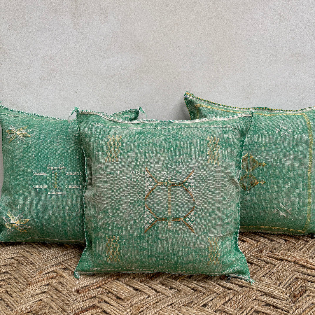 Moroccan Cactus Silk Cushion