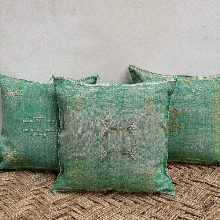 Moroccan Cactus Silk Cushion