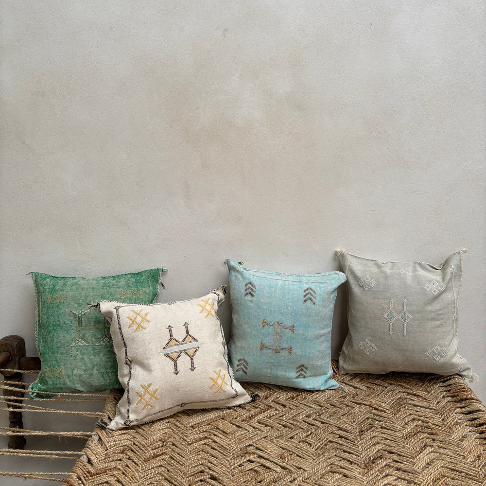 Moroccan Cactus Silk Cushion