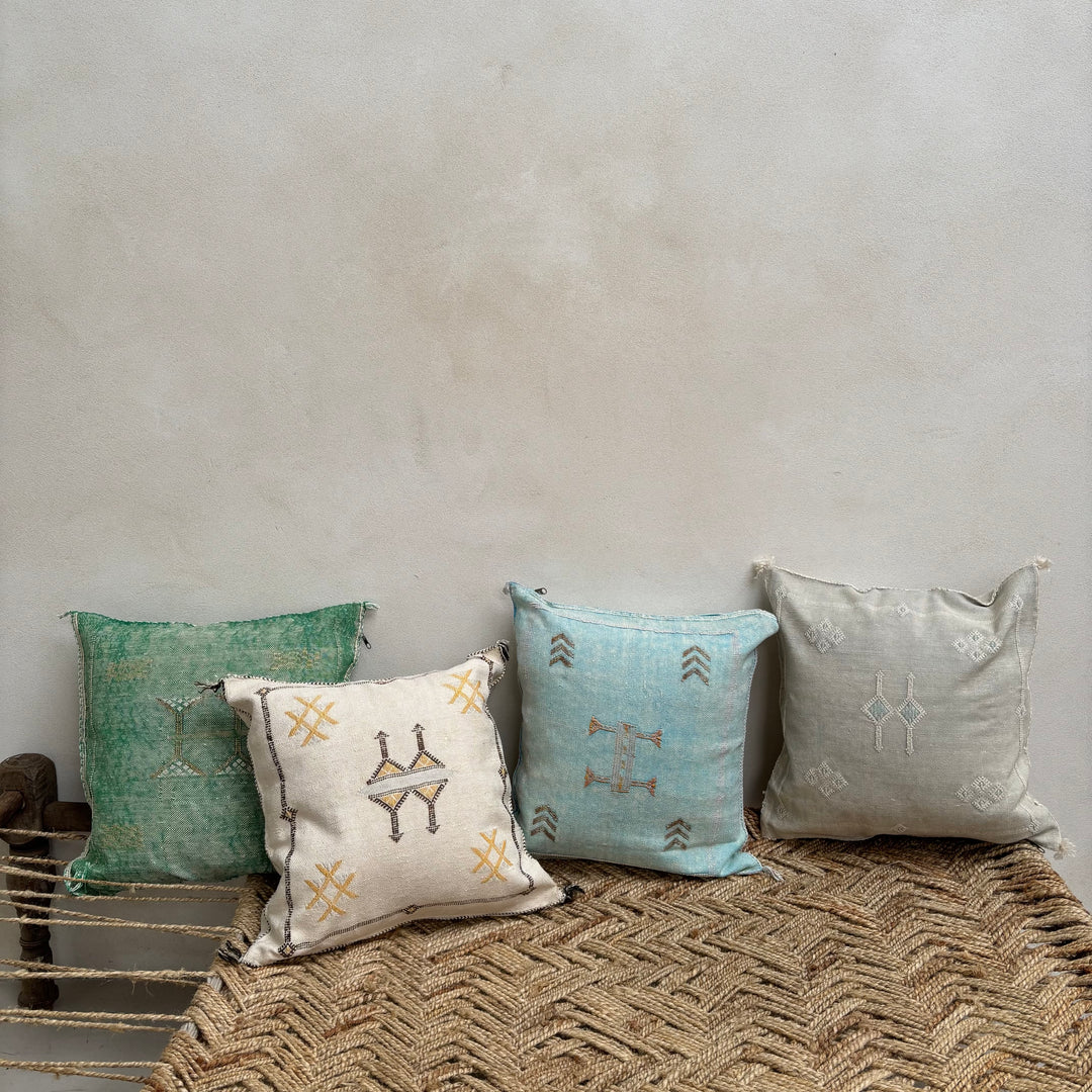 Moroccan Cactus Silk Cushion
