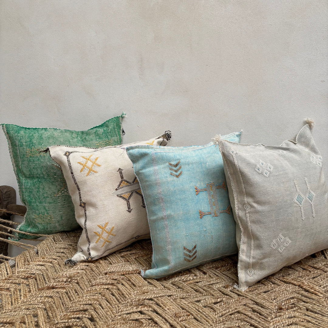 Moroccan Cactus Silk Cushion