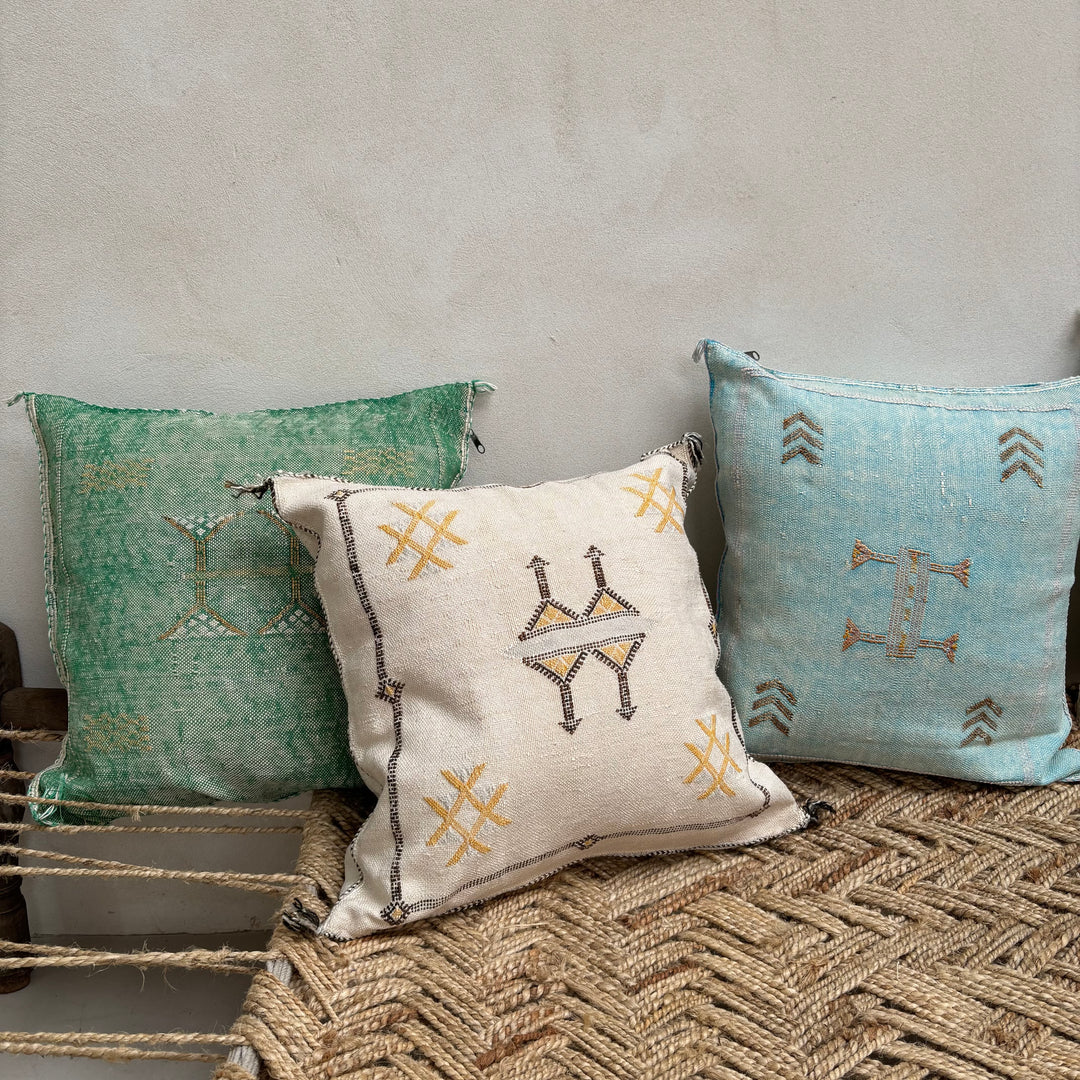 Moroccan Cactus Silk Cushion