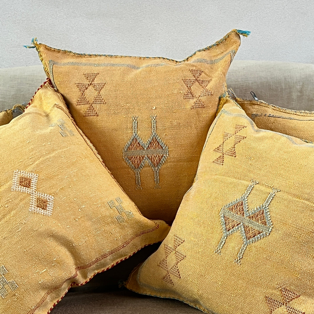 Moroccan Cactus Silk Cushion