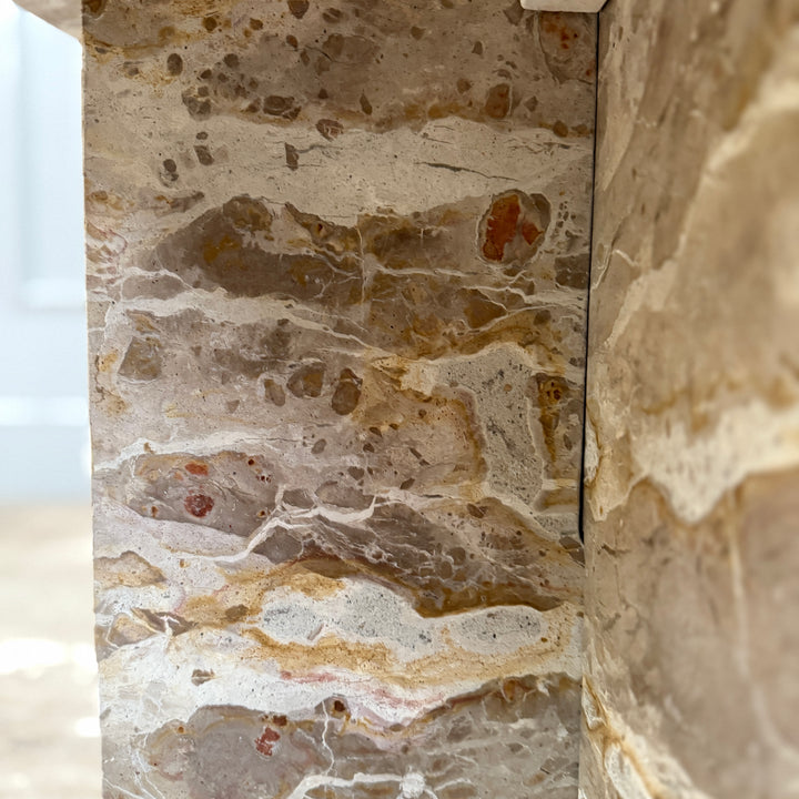 Natural Round Marble Side Table